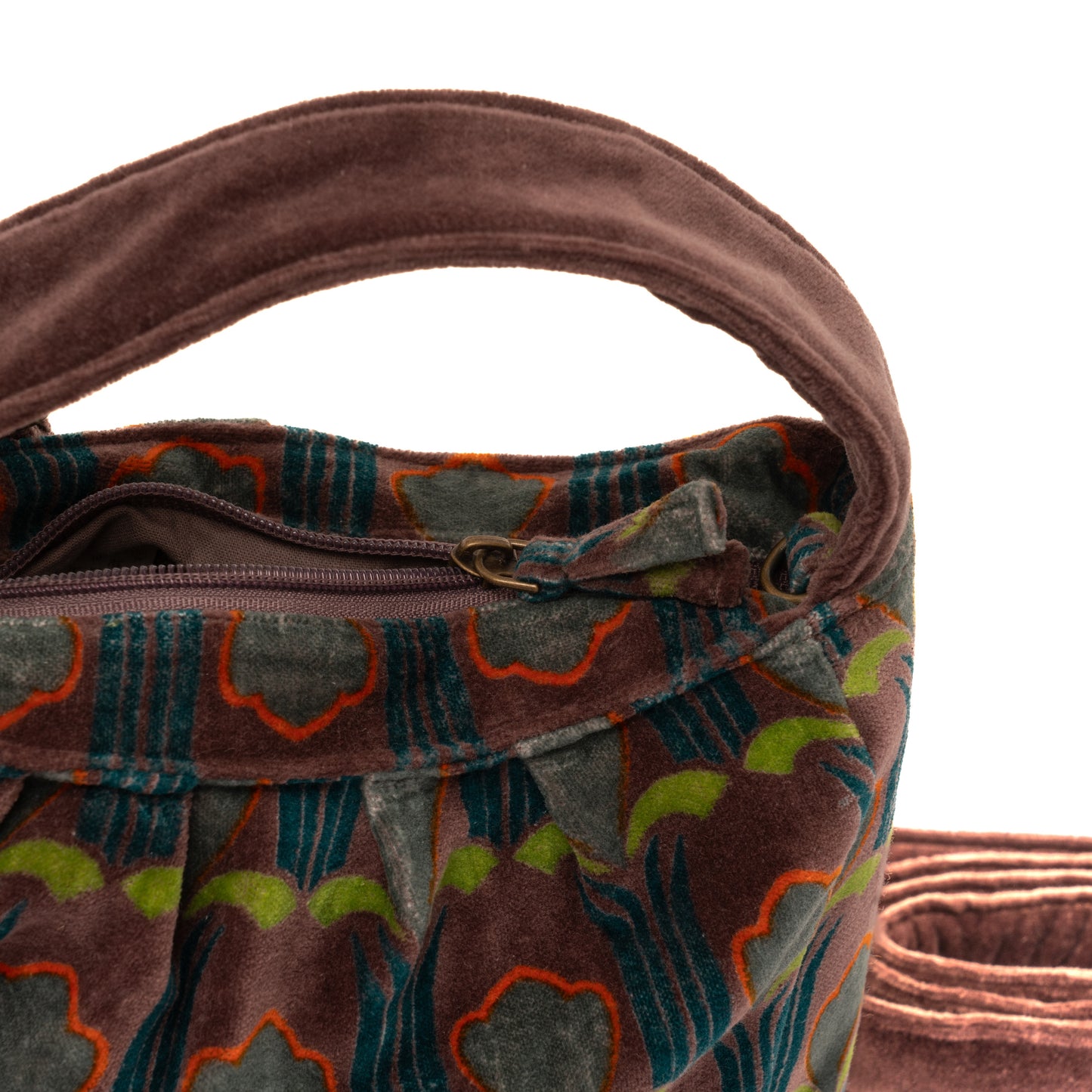 Borsa Serpentara in velluto