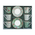 Servizio 6 tazzine Caffè Floral Fantasy