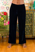 Pantaloni Orleans in velluto di seta