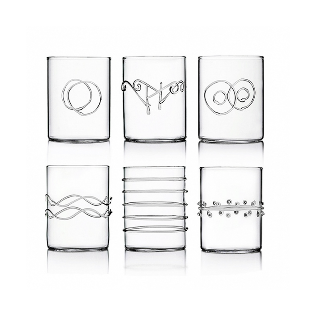 Servizio 6 Bicchieri Deco