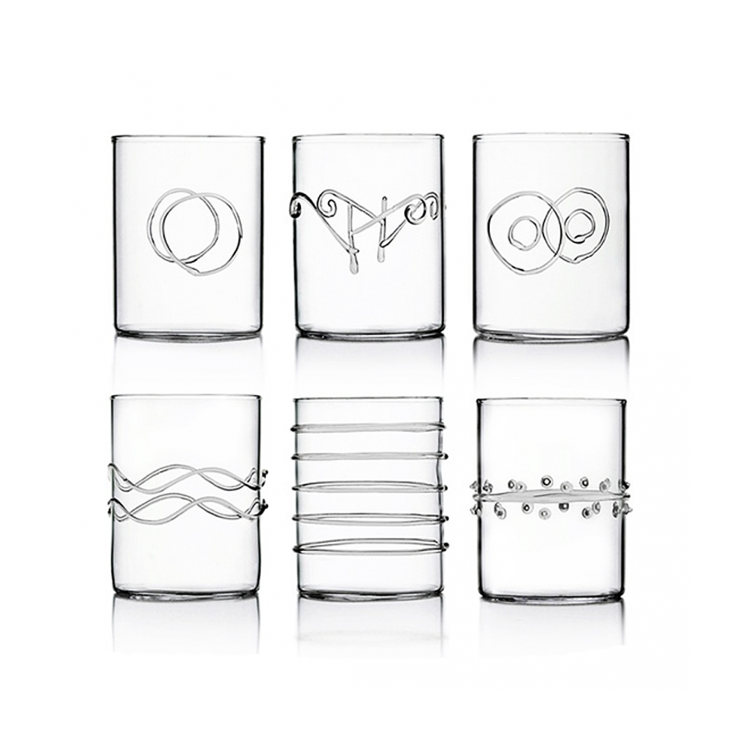 Servizio 6 Bicchieri Deco
