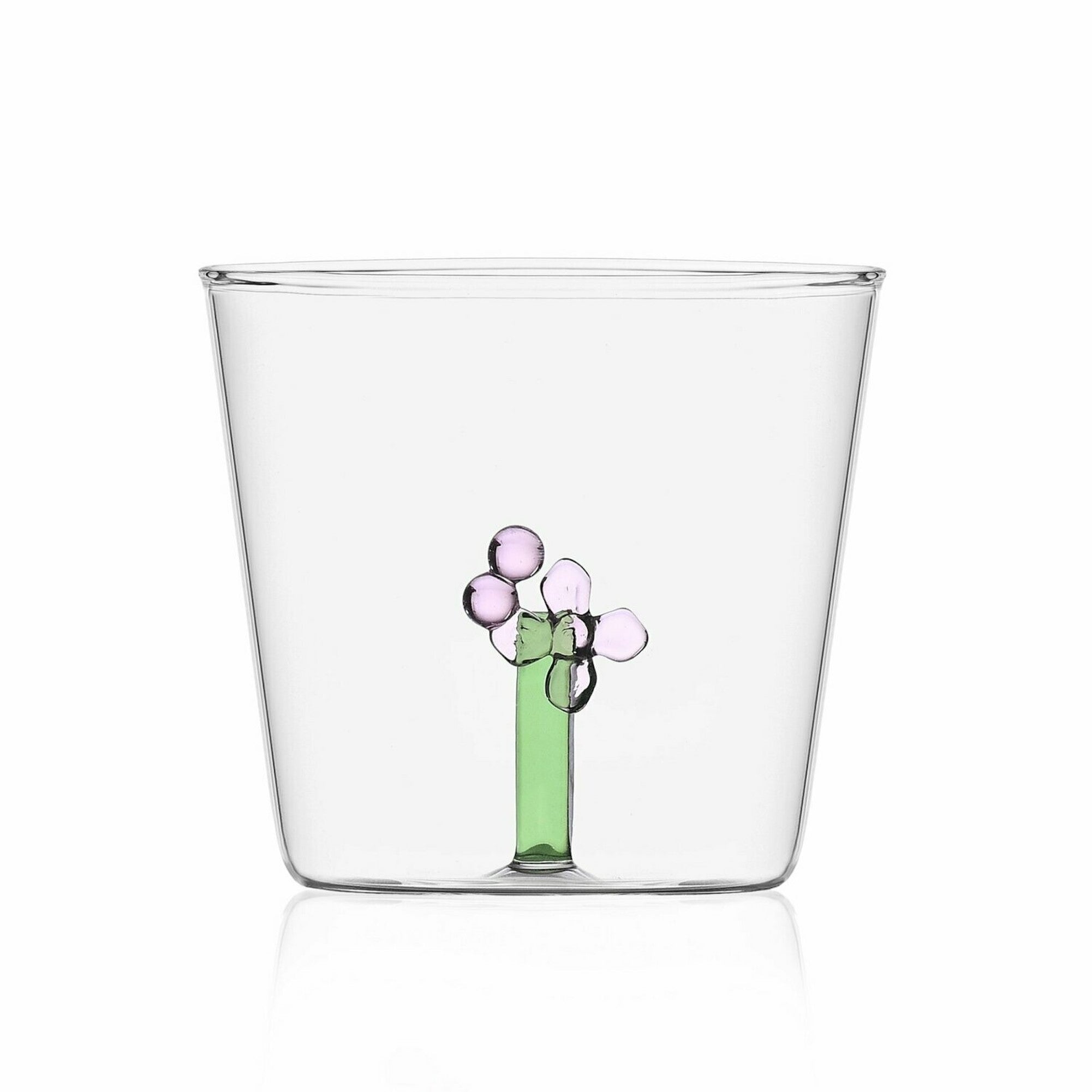 Bicchiere Alfabeto Fiorito I