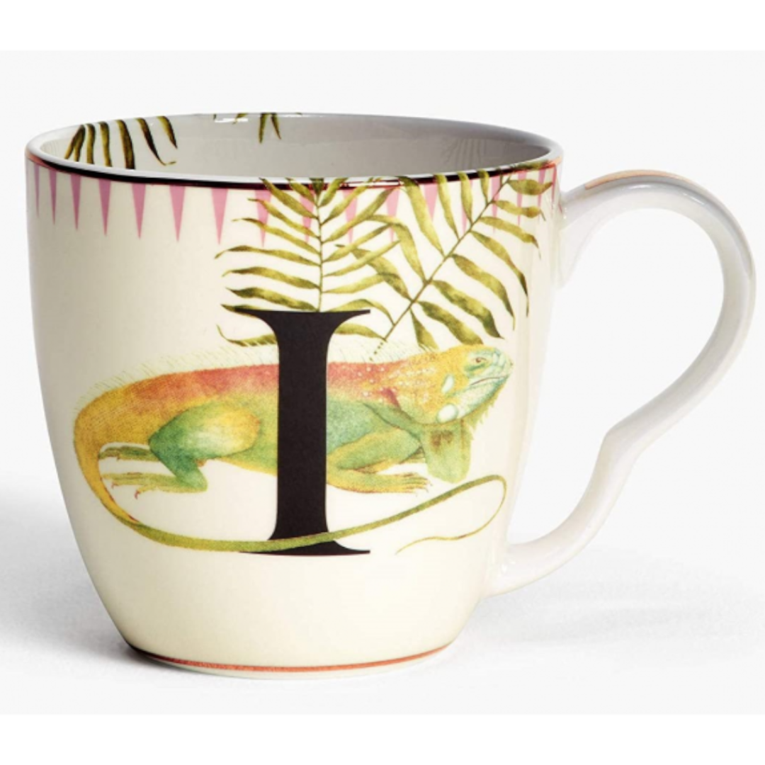 Alphabet Mug I Iguana