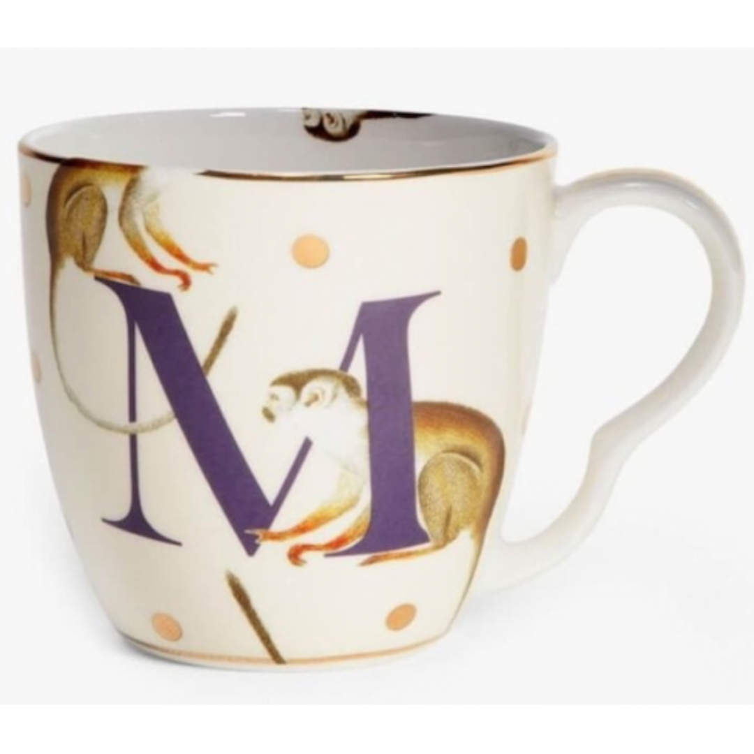 Alphabet Mug M Monkey