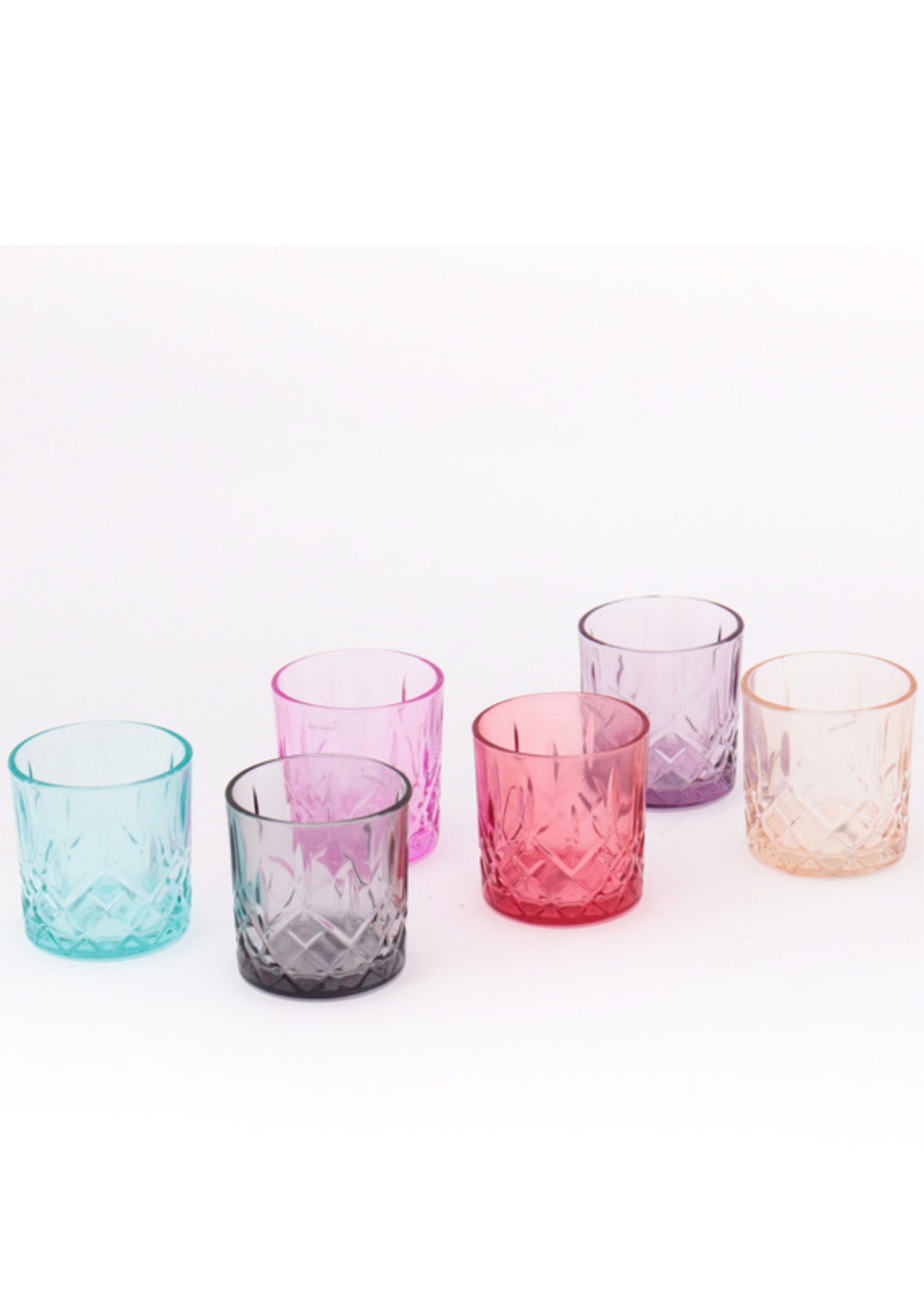 Set of six multicolor glasses - Gypsy