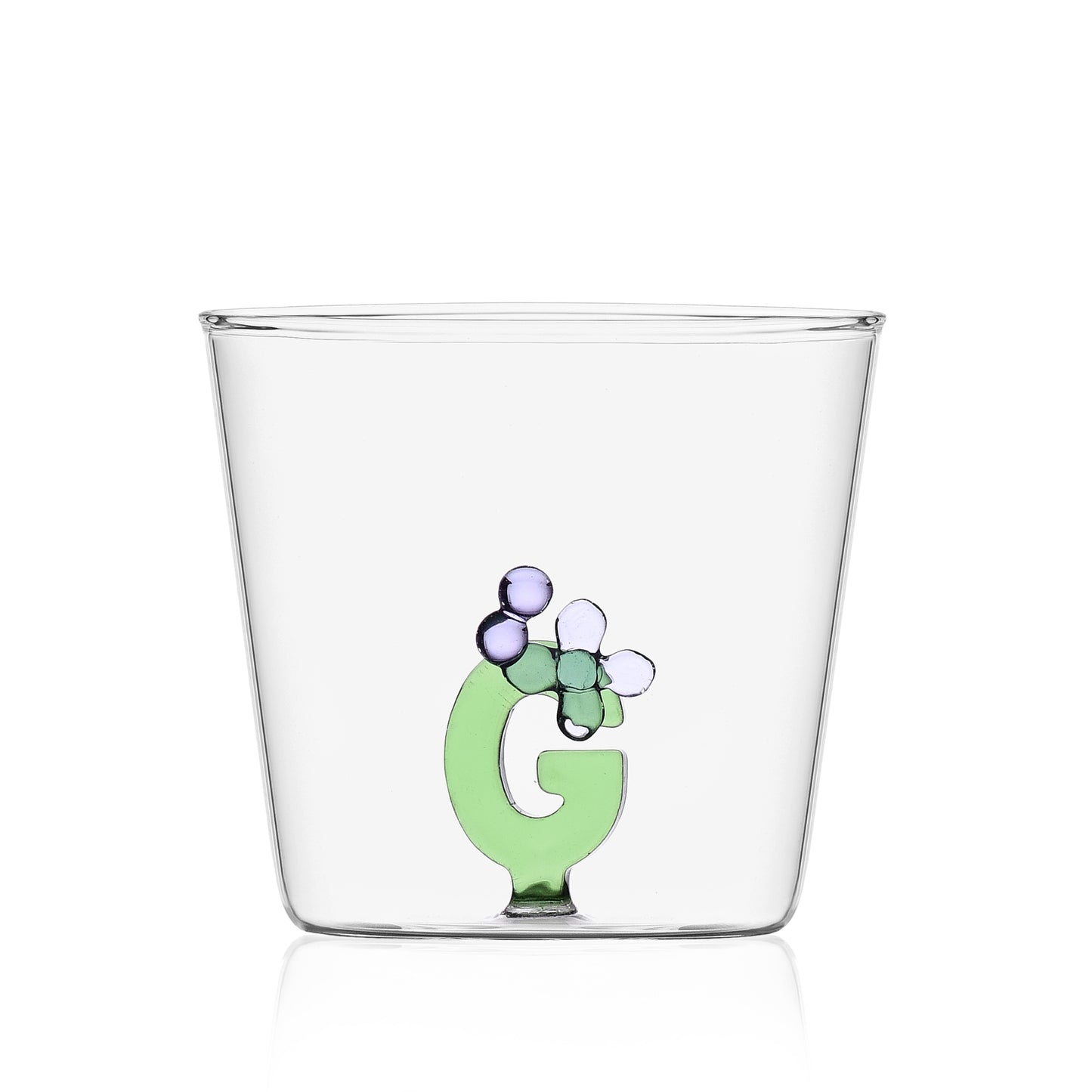 Bicchiere Greenwood - Alfabeto fiorito
