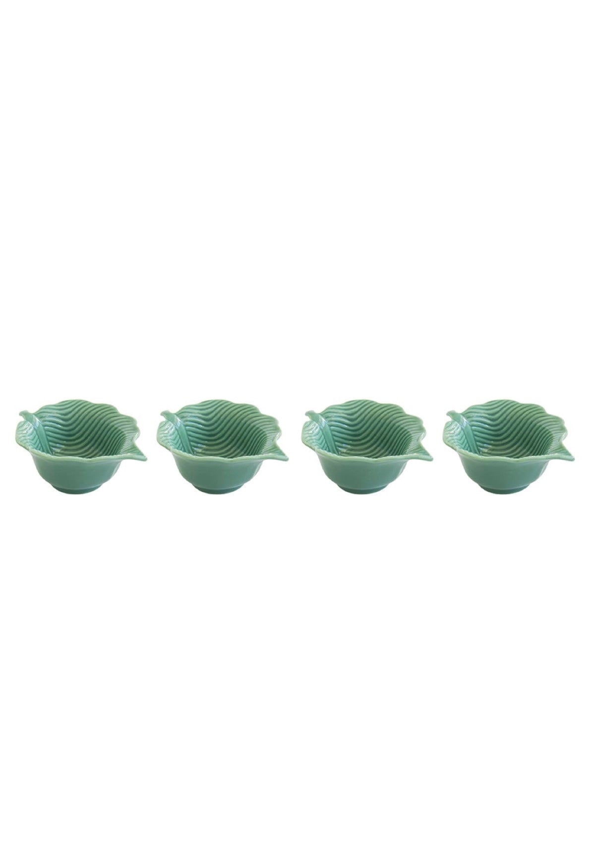 Set of 4 Mini Bowls - Leaf 
