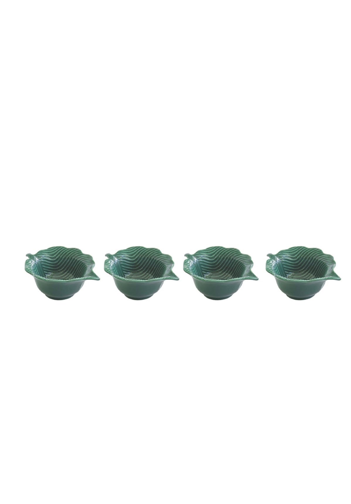 Set of 4 Mini Bowls - Leaf 