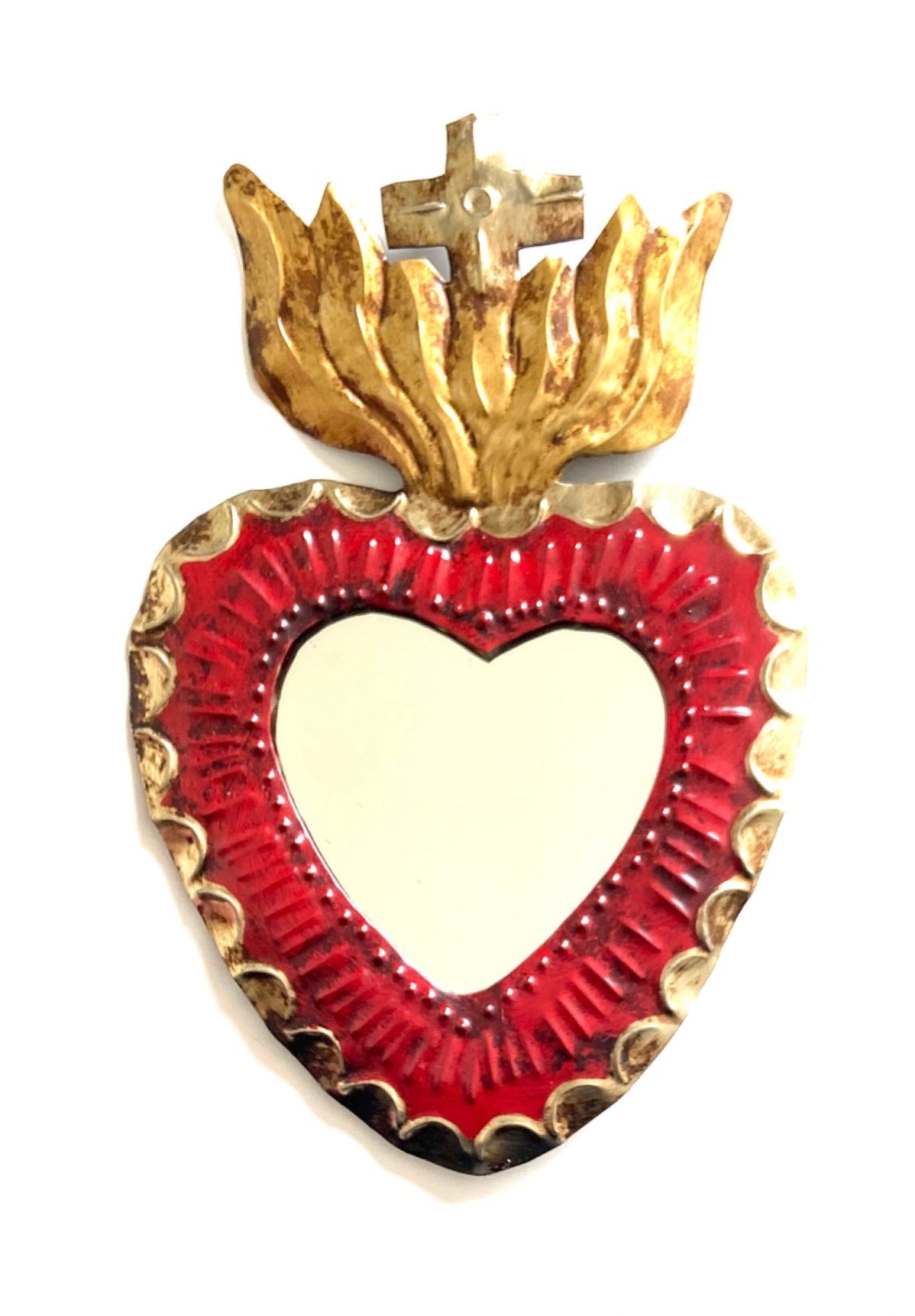 Sacred Heart Coahuila - Corazon San Miguel con Espejo