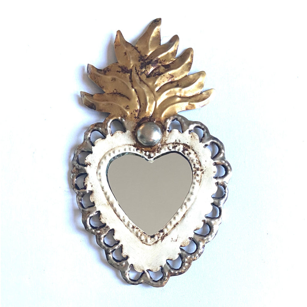 Corazon Nazareno con Specchio Bianco