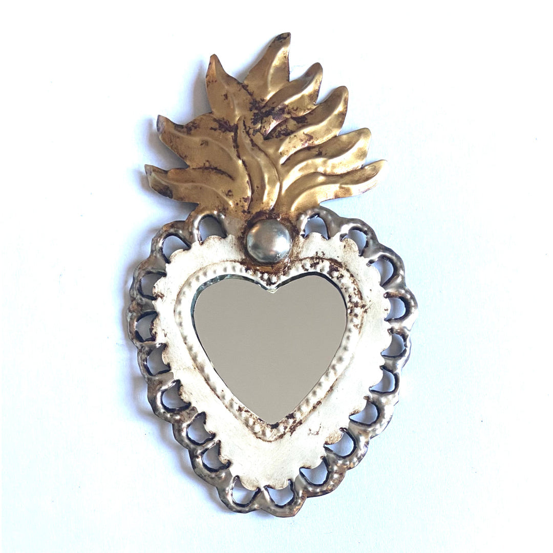 Corazon Nazareno con Specchio Bianco