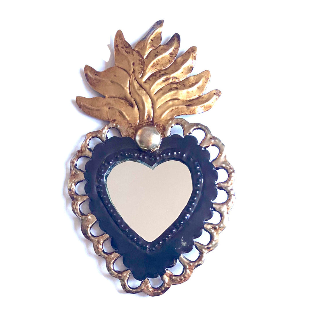 Corazon Nazareno con Specchio Nero