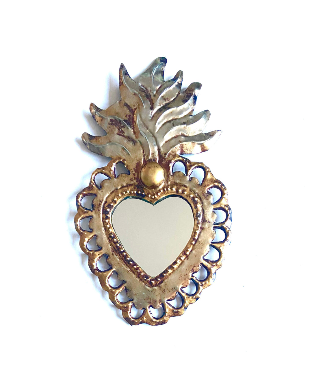 Merida - Corazon Nazareno con Specchio Platino