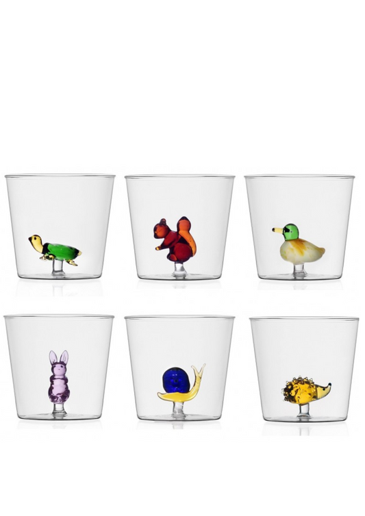 Set of six glasses - Animal Farm