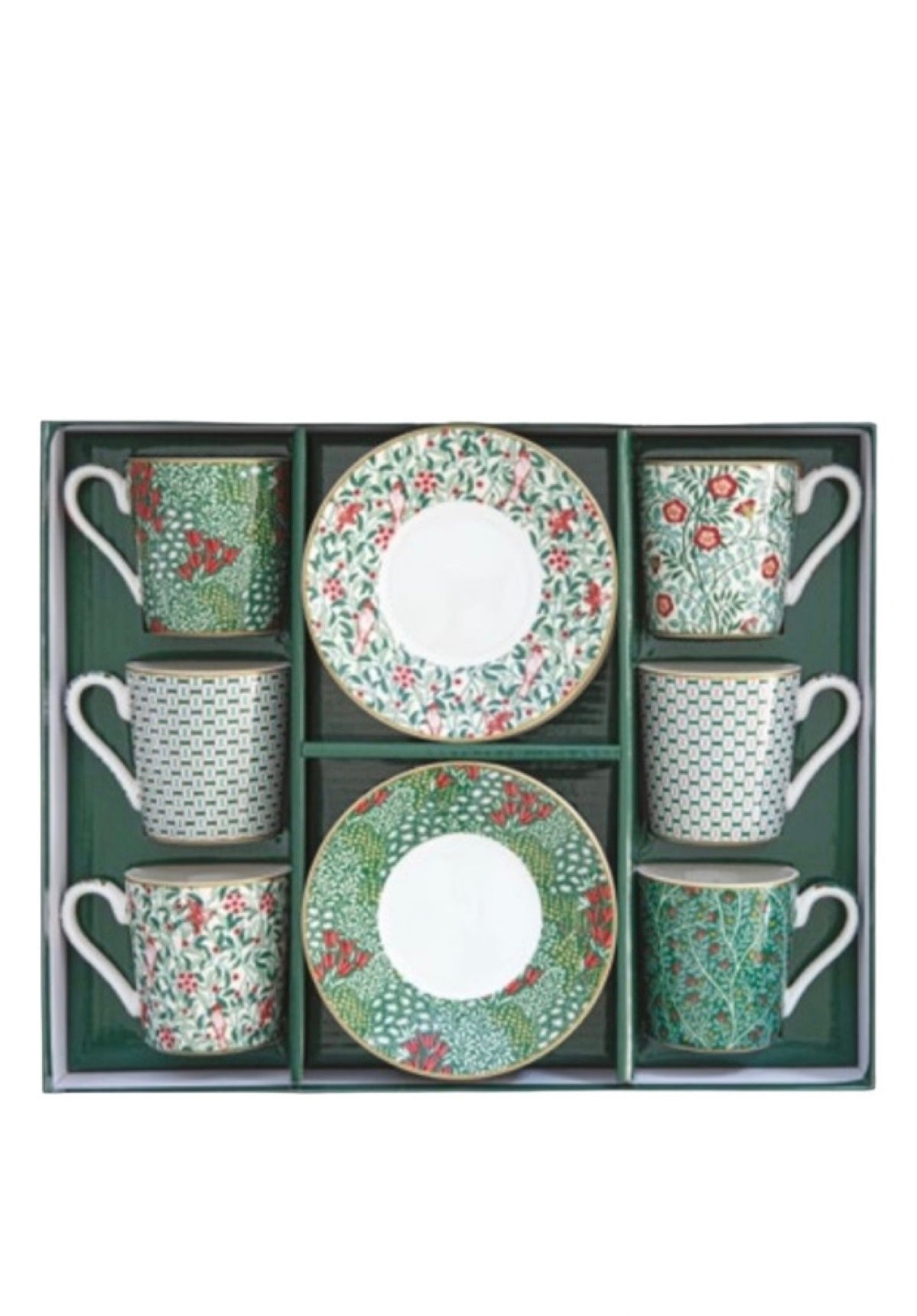 Servizio sei tazzine caffè Floral Fantasy