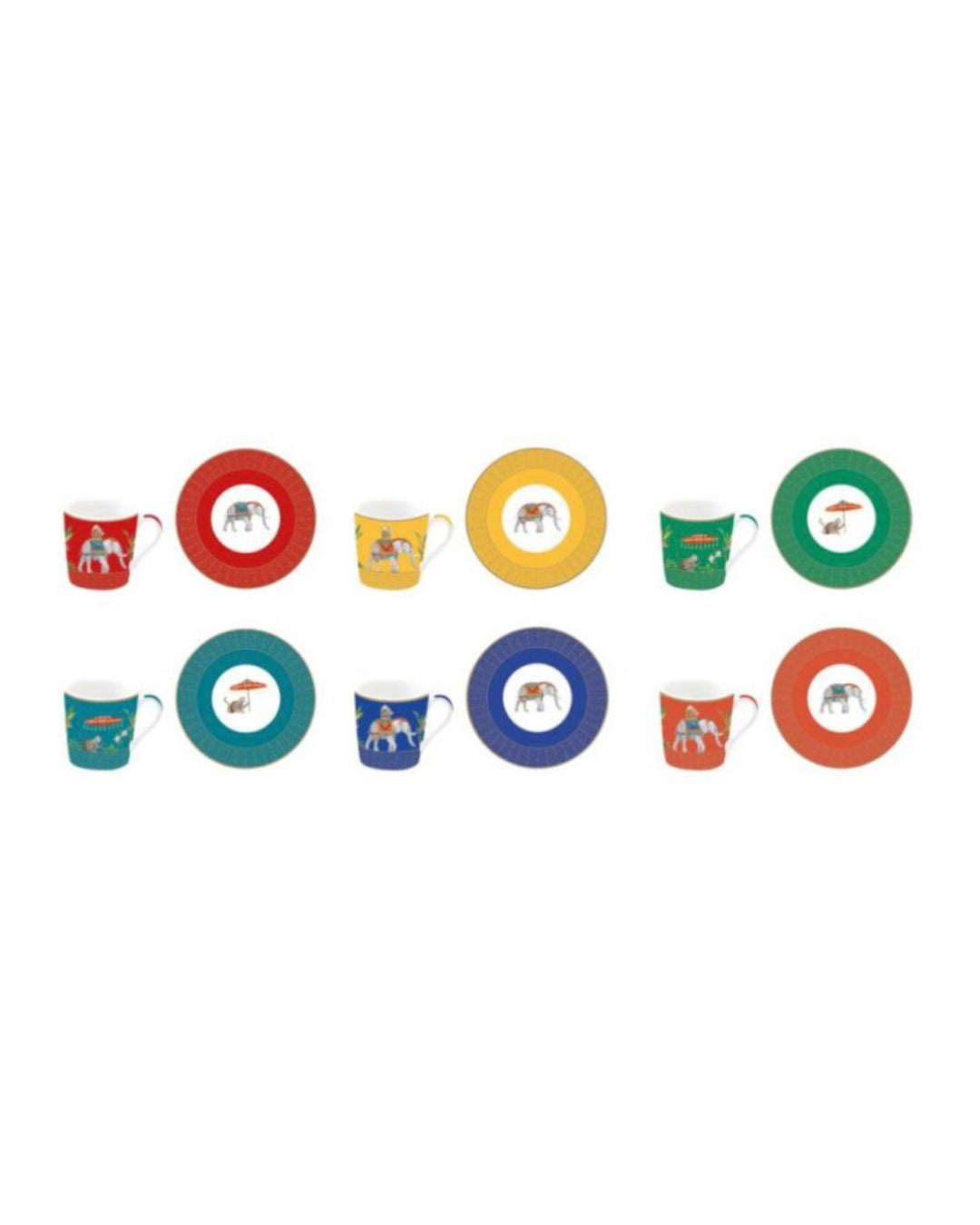 Servizio sei tazzine da caffè Marajah