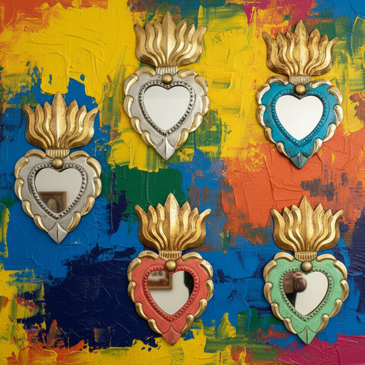 Corazon dolores con specchio